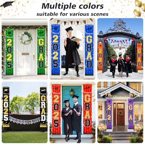 2025 Graduation Banner – Large Congrats Grad Door Sign 70.9"x11.8"