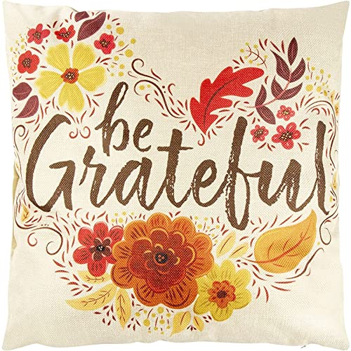 Juvale Fall Throw Pillow Covers, 17x17 Inch Autumn Decorative Set of 4