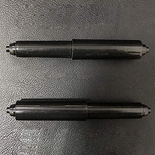 2PCS Toilet Paper Holder Spindles Replacement Springs for Bathroom - Black