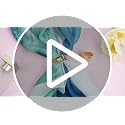 Minimalist Gold Scarf Ring Clip for Silk and Wool Scarves