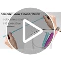 TenderBloom 4-Piece Silicone Straw Cleaner Brush Set - Extra-Long for Metal & Milkshake Straws