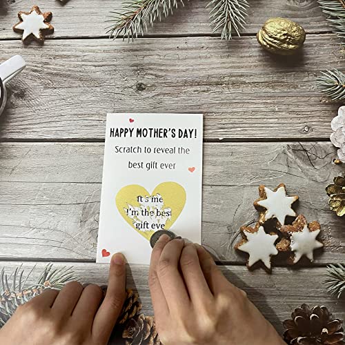 Funny Mother's Day Scratch Off Card with Envelope for Mom