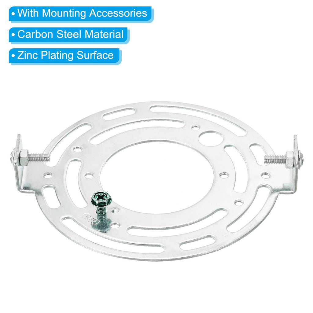 PATIKIL 115mm (4.53") Universal Light Fixture Mounting Bracket Kit, 4set Light Crossbar Round Ceiling Plate for Wall Light, Close to Ceiling Light, Chandelier