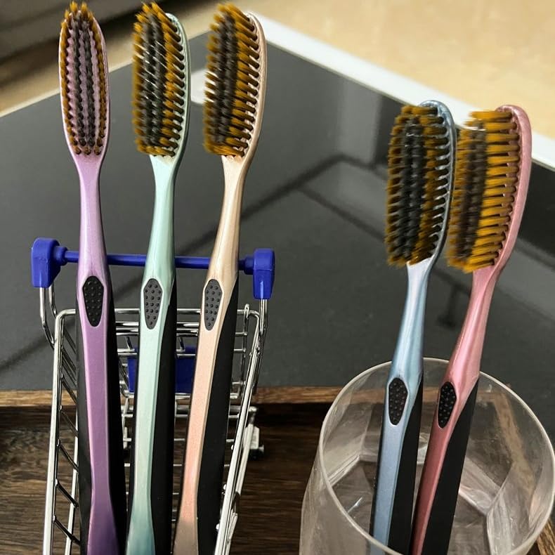 CMHX Huge Head Toothbrush with Soft Dupont Bristles for Deep Cleaning