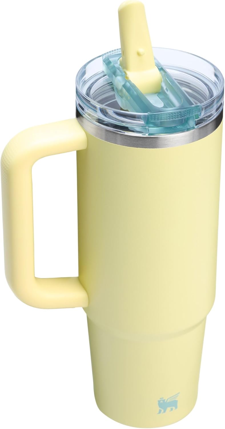 STANLEY Quencher ProTour 30 oz Tumbler - Leakproof Lid, Built-In Straw & Handle | Insulated, BPA-Free, Pomelo