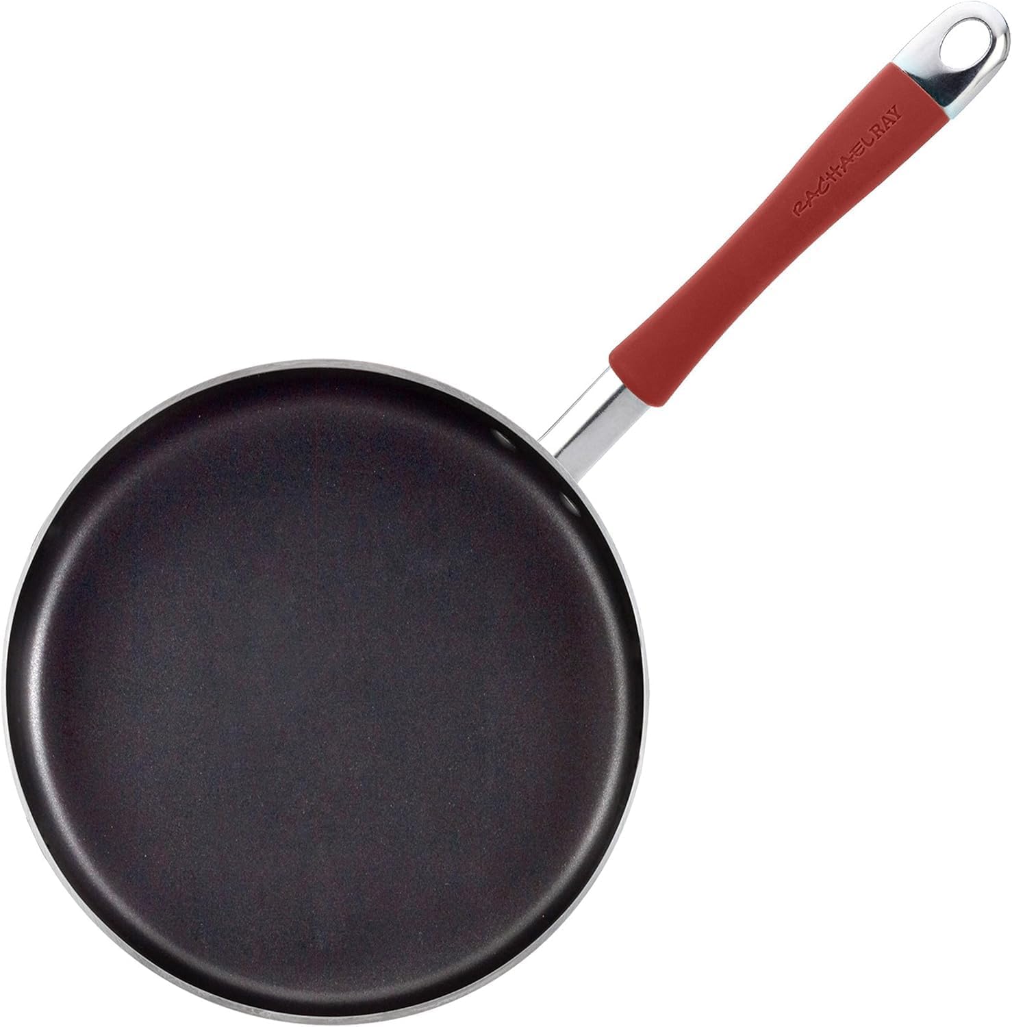 Rachael Ray Cucina Nonstick Cookware Set - 12 Piece in Cranberry Red for Effortless Cooking