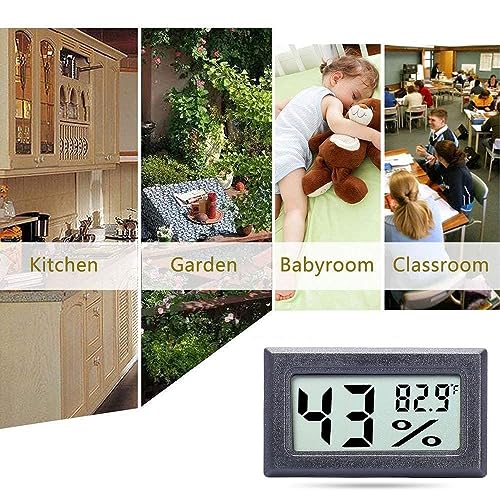 Goabroa Mini Digital Hygrometer Thermometer for Indoor Humidity & Temp