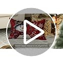 AVOIN colorlife Let It Snow Snowman Christmas Throw Pillow Cover, 12x20 Inch