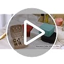 ZPROW Mini Travel Jewelry Case - Portable Organizer for Rings & Earrings