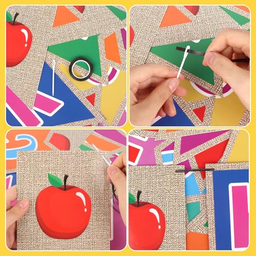 Back to School Banner & Apple Garland for Classroom Decor