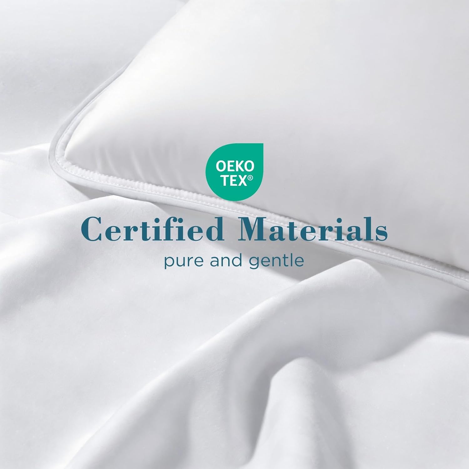 Viewstar Bed Pillows - Queen Size Set of 2 | Soft Down Alternative for All Sleep Positions - White
