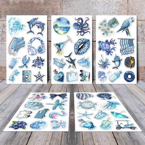 50 Pcs Cute Waterproof Stickers for Water Bottles & Laptops