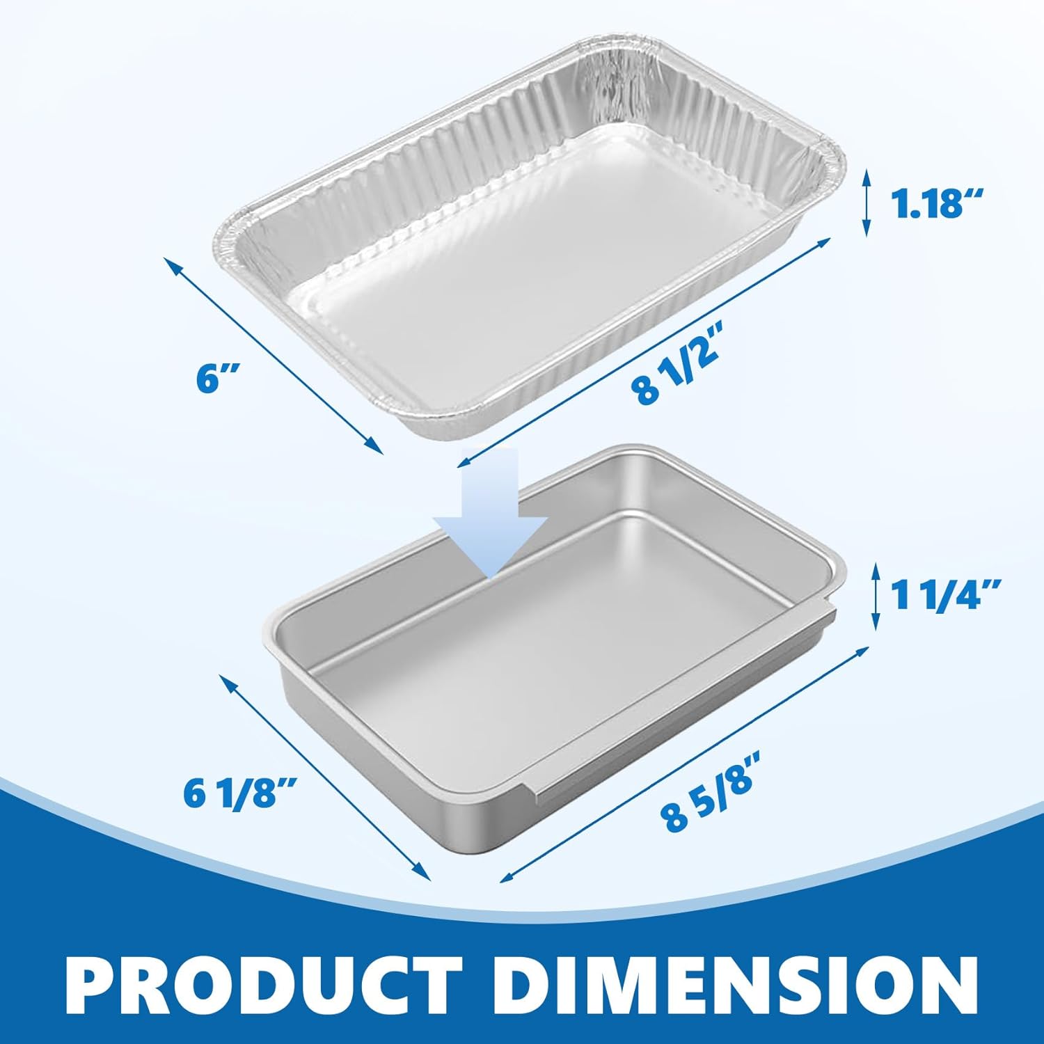**SafBbcue Grease Catch Pan - Replacement Tray for Weber Spirit & Genesis II Grills | Includes Disposable Liners**