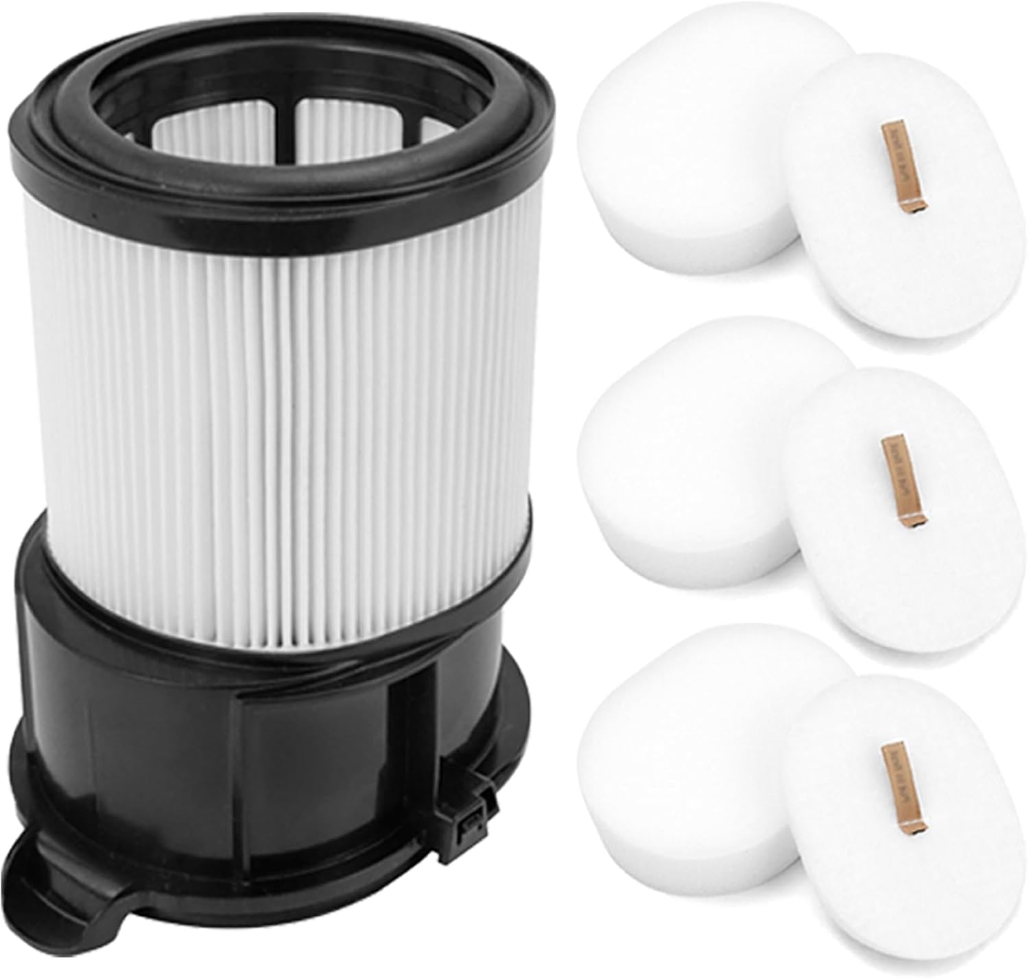HEPA Filter Replacement for Shark IP3251 IP3251C IP3252 IP1251 IP1250 IP1251C IP1255QCP IP1255QNV IP1255QPR IP1255QTL IP1255QMG Vacuum Cleaner, 1 Filter 3 Filter Cotton