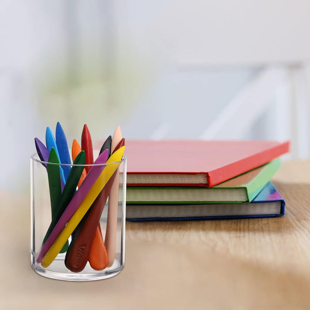 Tbestmax Cotton Swabs Holder - Stylish Apothecary Jar Organizer with Wood Lid | 10/7 Oz Capacity