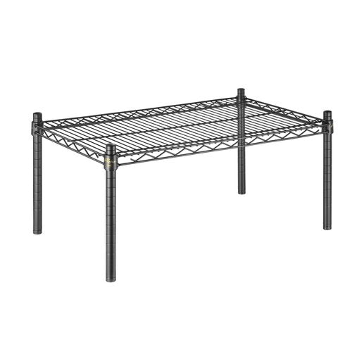 APLSS Dunnage Storage Rack, 18"×30"×14"(8"), NSF Certified, Height Adjustable, Moist&Dry Enviroments, for Kitchen Garage Walk-in Cooler&Freezer Dishroom, 800 Lbs Capacity