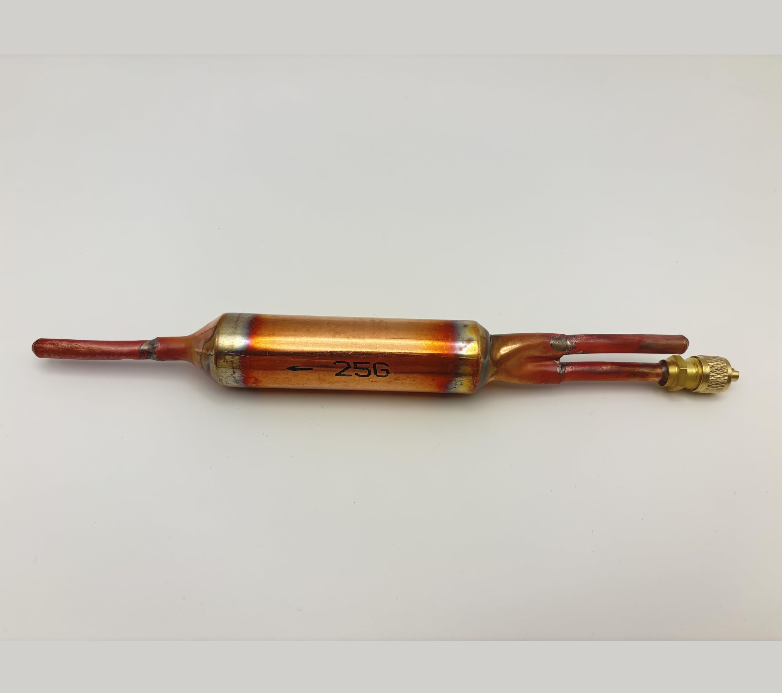 "1/4'' Filter Drier with Charging Valve (25g) – AC & Refrigeration Repair & Maintenance,for repair refrigeration cooling system or HVAC