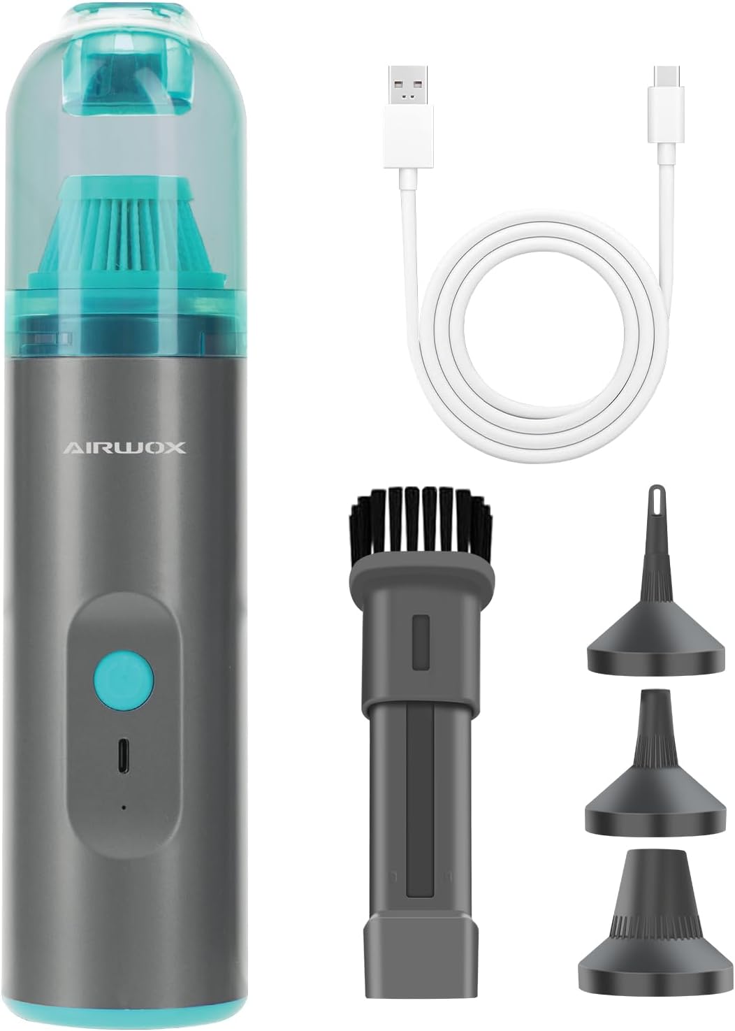 Skiennix Cordless Handheld Vacuum - 13000Pa High Power with Brushless Motor & Blower Accessories