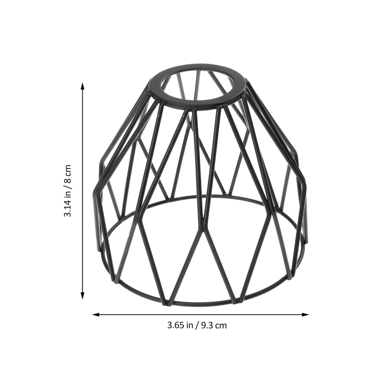 ORFOFE Iron Art Lamp Shade Decorative Ceiling Lamp Accessory for Home Bar and Aisle Simple Chic Design Easy Installation Iron Material for Use