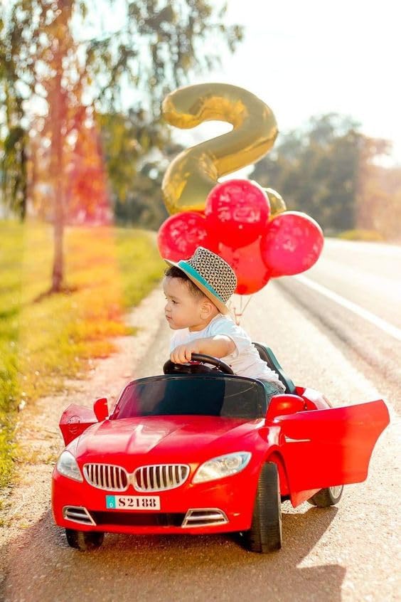Gold 0 Balloon - 40 Inch Giant Number Balloon for Birthdays