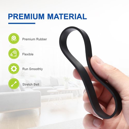 LANMU Replacement Vacuum Belts - Compatible with Bissell Powerlifter & CleanView Models | 2-Pack