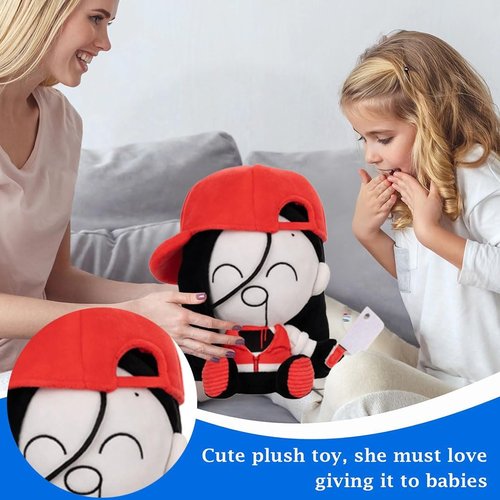 BU-TCHER Plush Decorative Cushion - 7.87 Inch Soft Cozy Ornament for Stress Relief | Sofa & Bedroom Gift