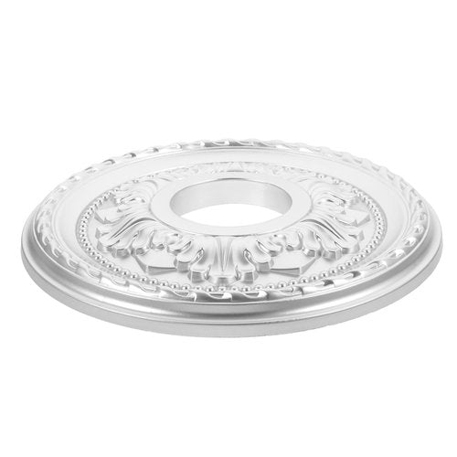 HOLIDYOYO 12.36 Inch Round Pu Ceiling Medallion Decorative Ceiling Light Cover Embossed Fan Medallion for Indoor Home Office Living Room
