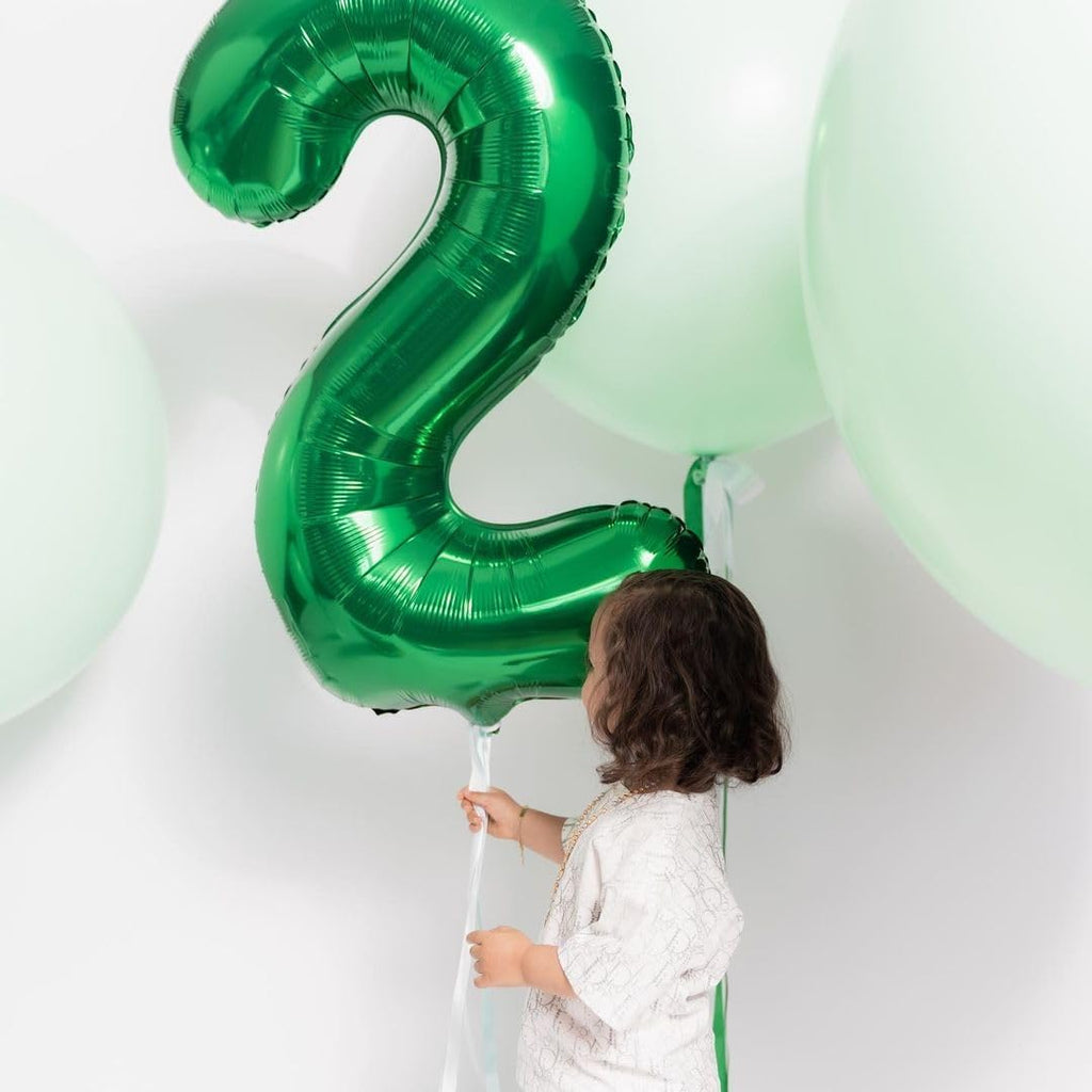 Number 13 Foil Balloon by [Brand Name] - 40 Inch Dark Green Giant Balloon for 13th Birthday Party Decorations