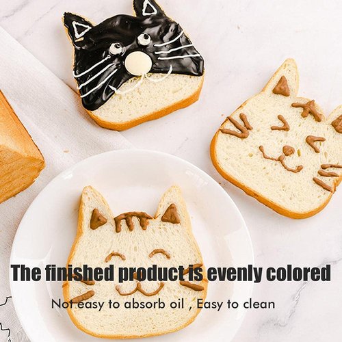 JTLB Loaf Pan with Lid, Bread Loaf Pan, Non Stick Bread Cute Cat Shaped Bread Baking Tool for DIY Cakes Biscuits (large)