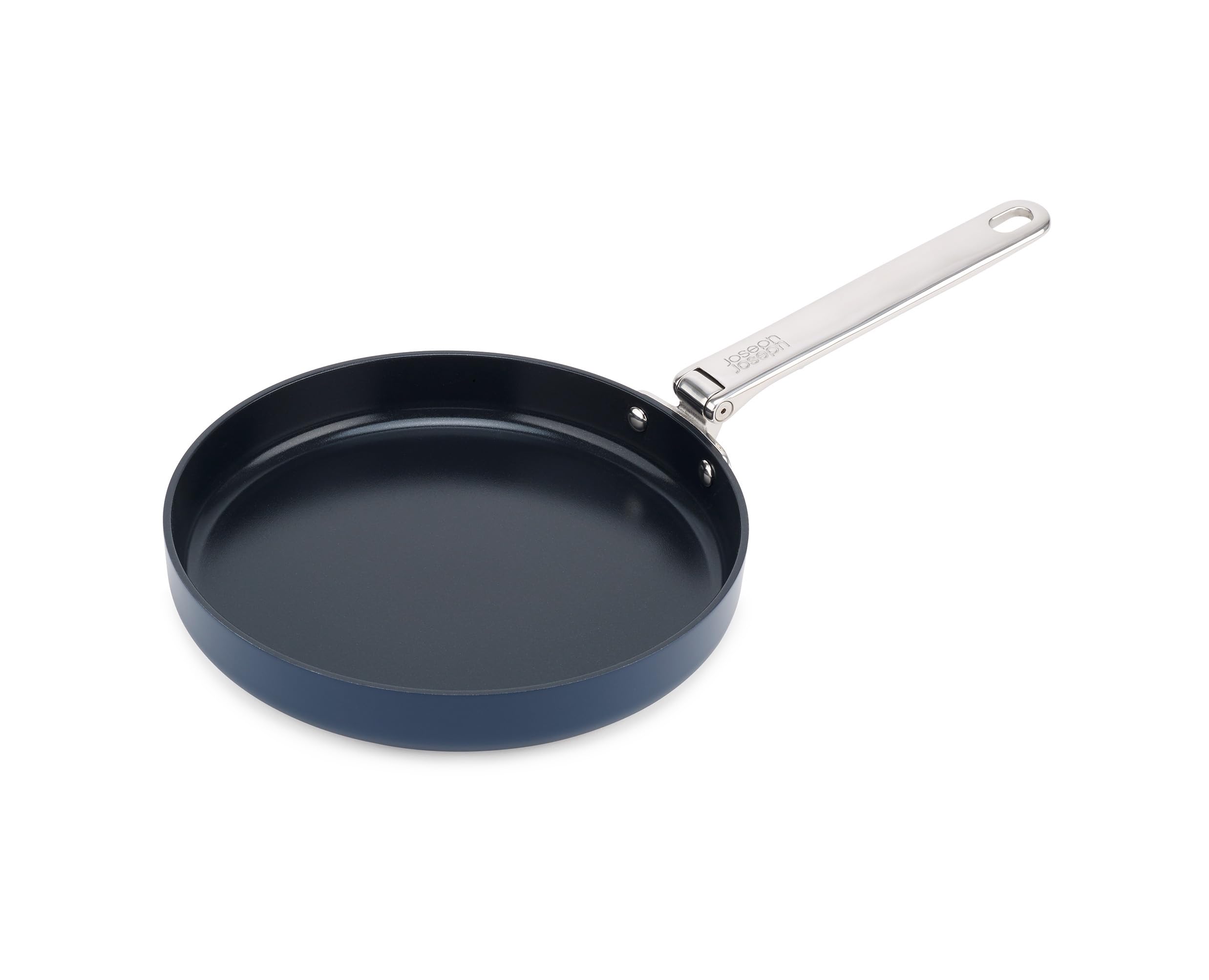 Joseph Joseph Space 9.5" Nonstick Frying Pan Skillet with Folding Handle, Ceramic Coating, Induction & Oven Safe