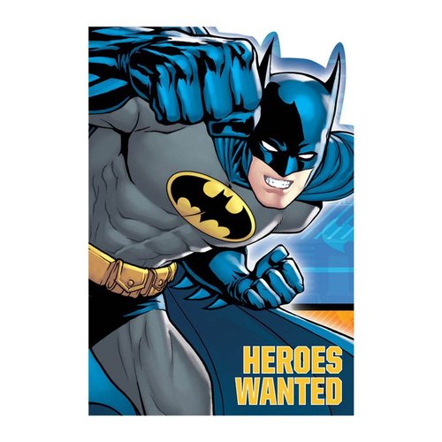 Batman Postcard Invitations (8 Pack) - Party Supplies