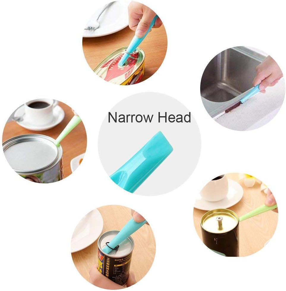 Skiennix 3 PCS Multipurpose Cleaning Scraper Tool - Non-Scratch Hard Plastic for Kitchen & Label Removal