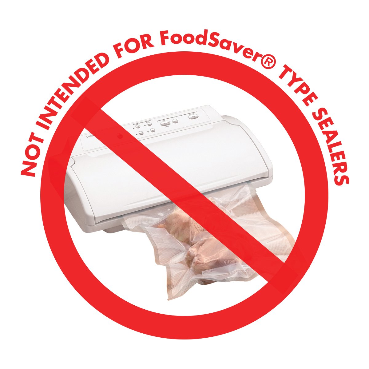 UltraSource - Chamber Machine Pouches 3 Mil Thickness, 8" x 10", Pack of 1000 Vacuum Chamber Pouches, BPA-Free Pre-Cut Chamber Vacuum Sealer Bags with tear notch