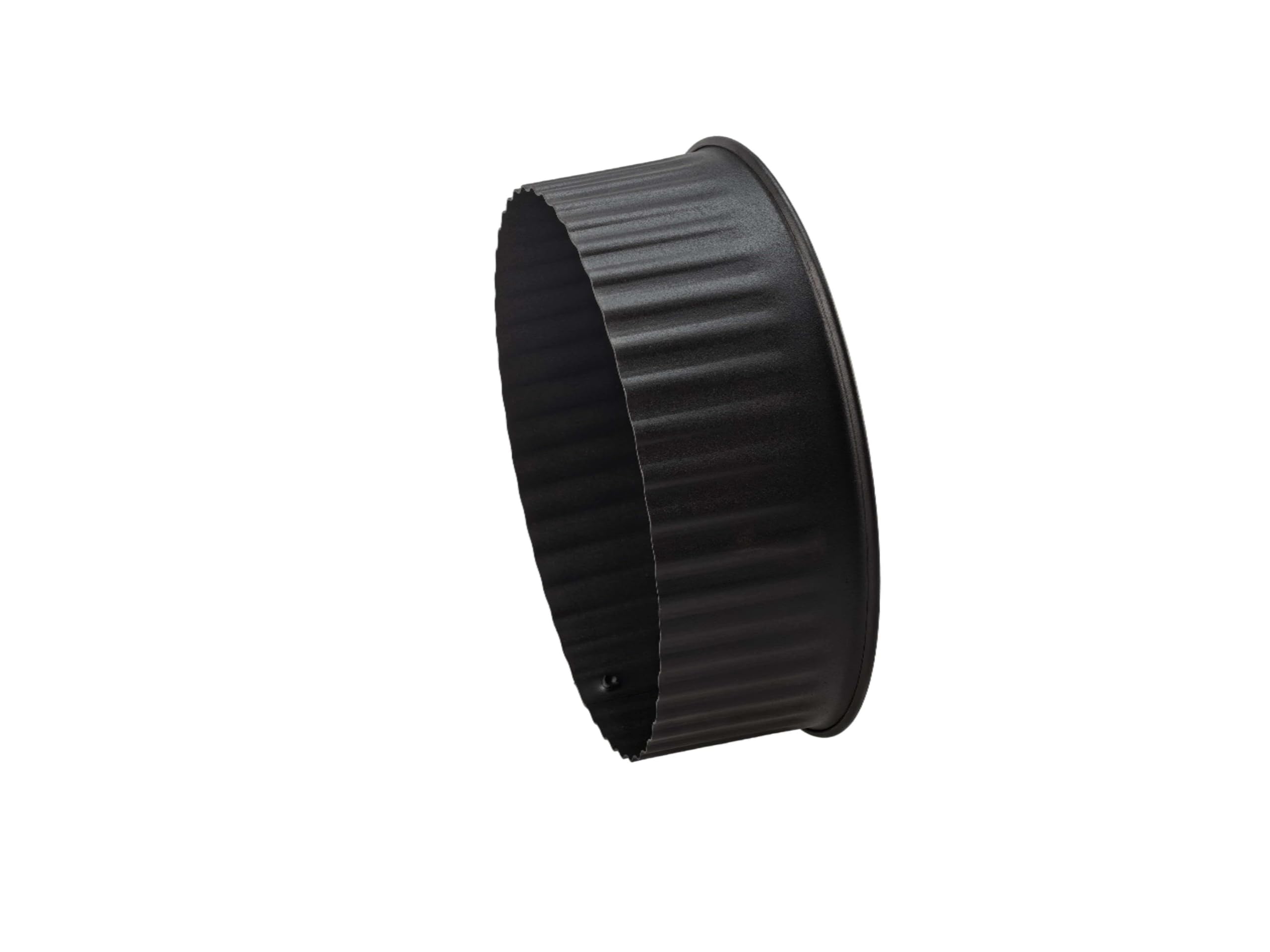 LKQI Replacement 6 in Black Stove Pipe Clean Out Tee Cap with Crimp 24 Gauge Fits Models：BM0151 6527618