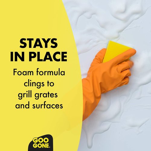 Goo Gone Grill Cleaner - 24 Ounce - Effortlessly Cleans Cooking Grates and Racks