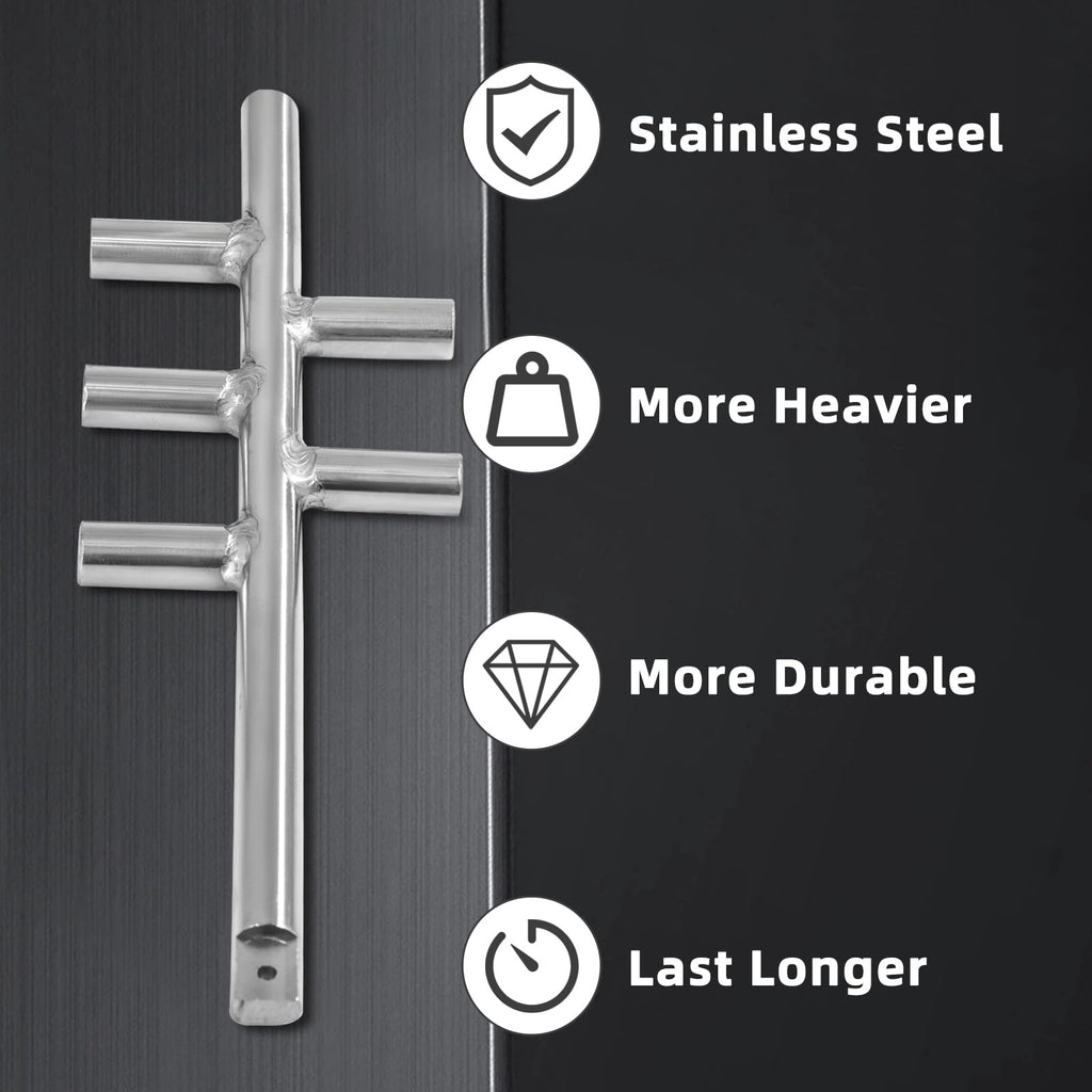 Aibabcue 891059 Stainless Steel Agitator for US Stove American Harvest 6039, 6041, 6041I, 6037, 6033, 6041TP, 6041HF Pellet Stoves, Agitator Rod Replacement for Ashley APC1406