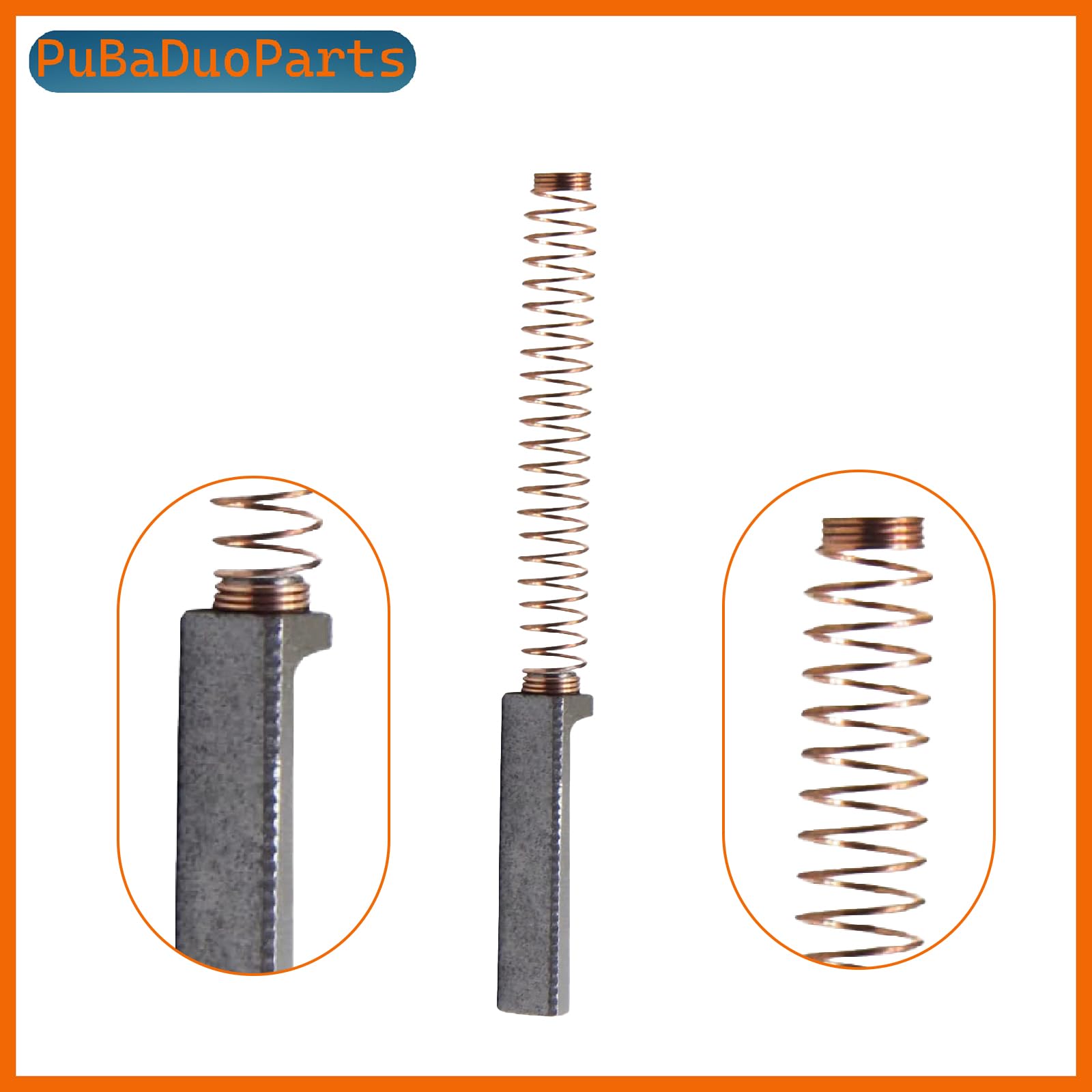 【4-Pack】W10380496 Mixer Carbon Motor Brushes for Kit-chenAid Stand Mixers - Compatible with W10260958, AP5178083, PS3495098, WPW10380496, 9706416, K45, K5, KSM150, KSM90