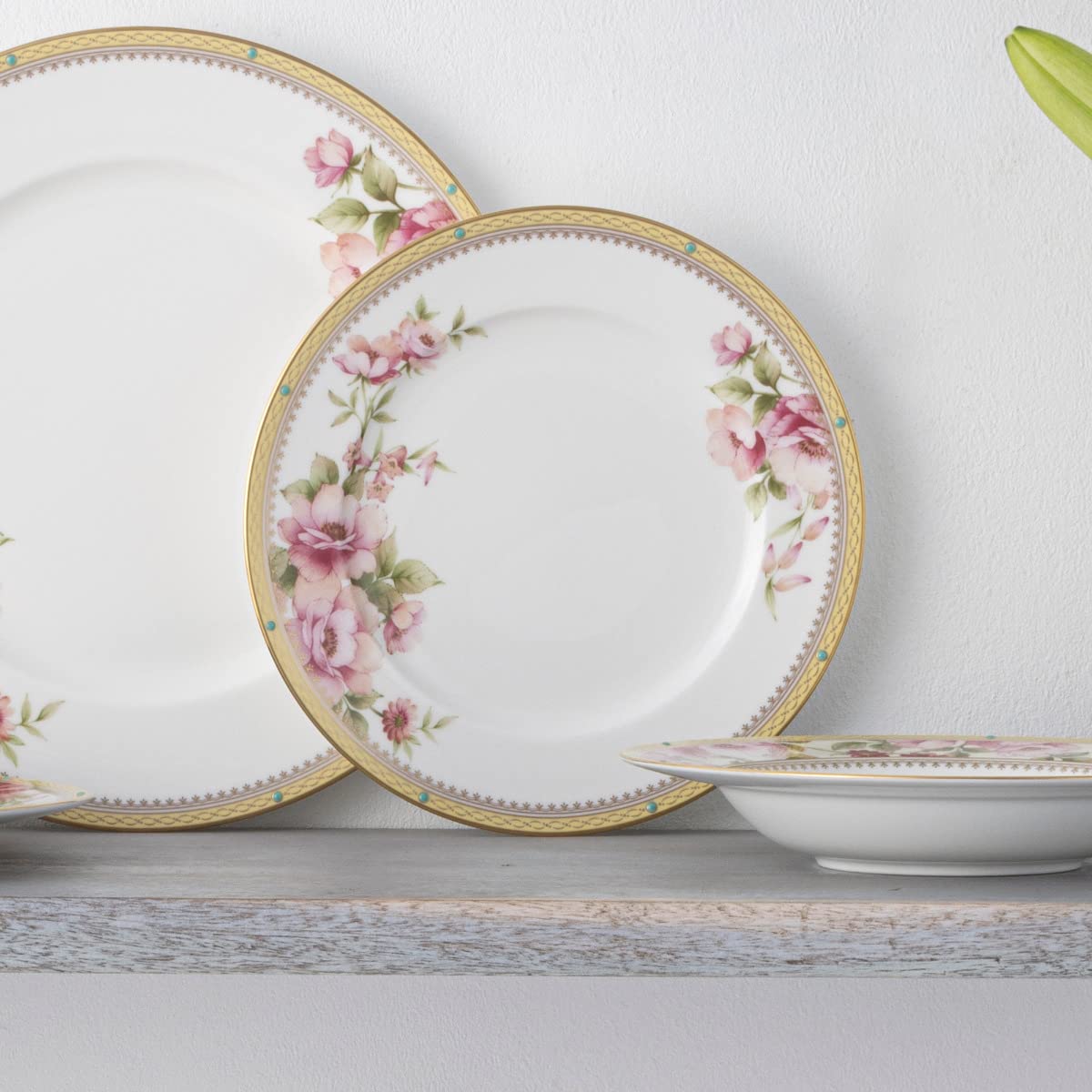 Noritake Hertford Set of 4 Salad Plates, 8-1/2"