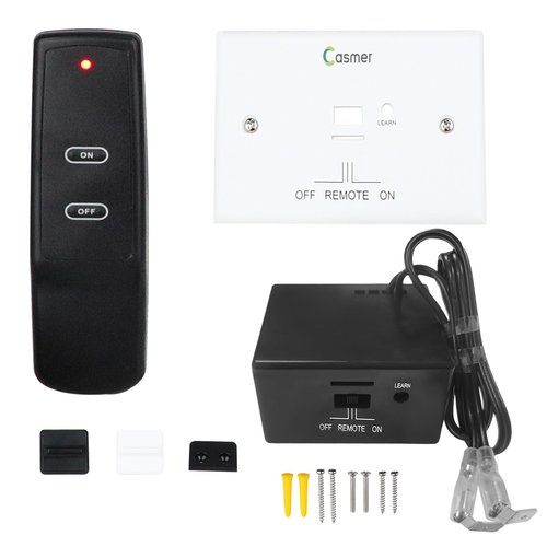 Universal Gas Fireplace Remote Control,Fit skytech 1001-A 1001TX 3001,durablow TR1003,Napoleon F45,Acumen RCK-IW,Ambient RCB,realFyre and More,Fireplace On/Off Remote Control Kit for Millivolt Valve