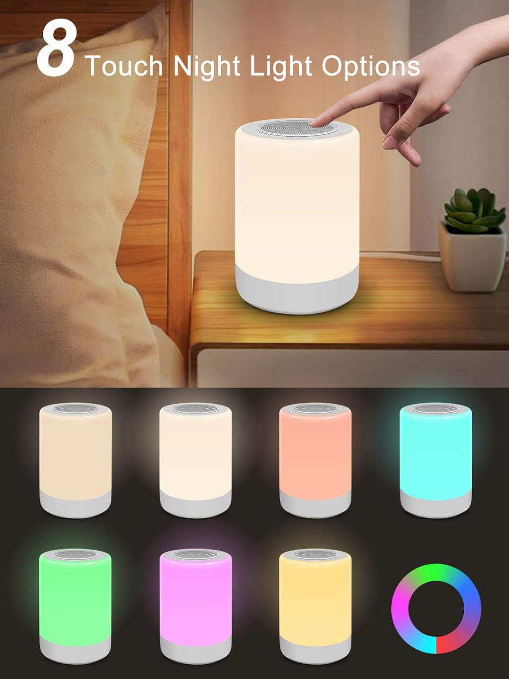 Sound Machine - White Noise Machine for Baby with Night Light | 32 High Fidelity Sounds & 5 Timers
