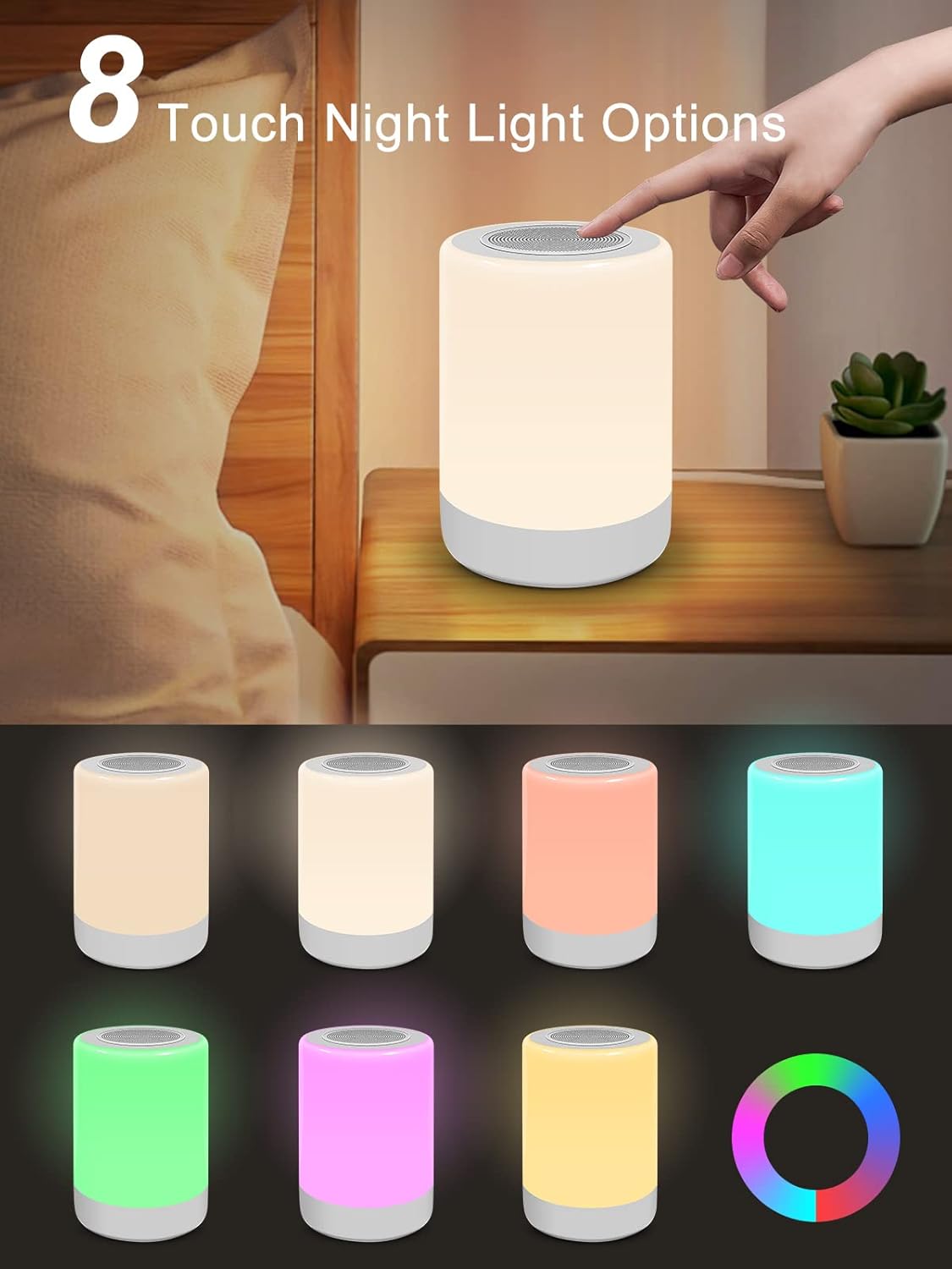 Sound Machine - White Noise Machine for Baby with Night Light | 32 High Fidelity Sounds & 5 Timers