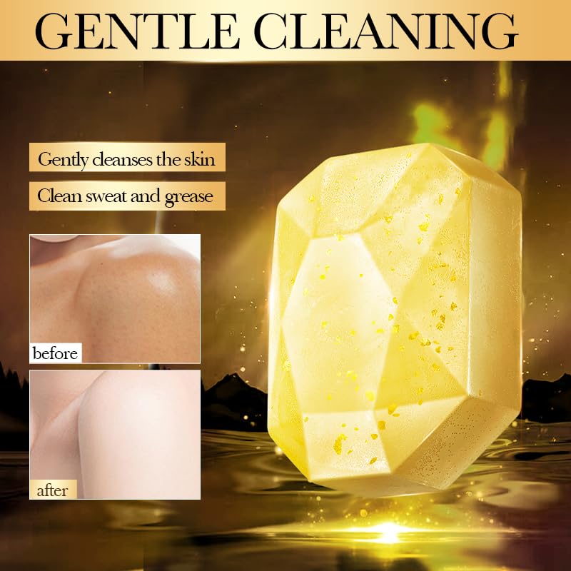 Lemon Essential Oil Handmade Soap Moisturizing Body Bath Bar
