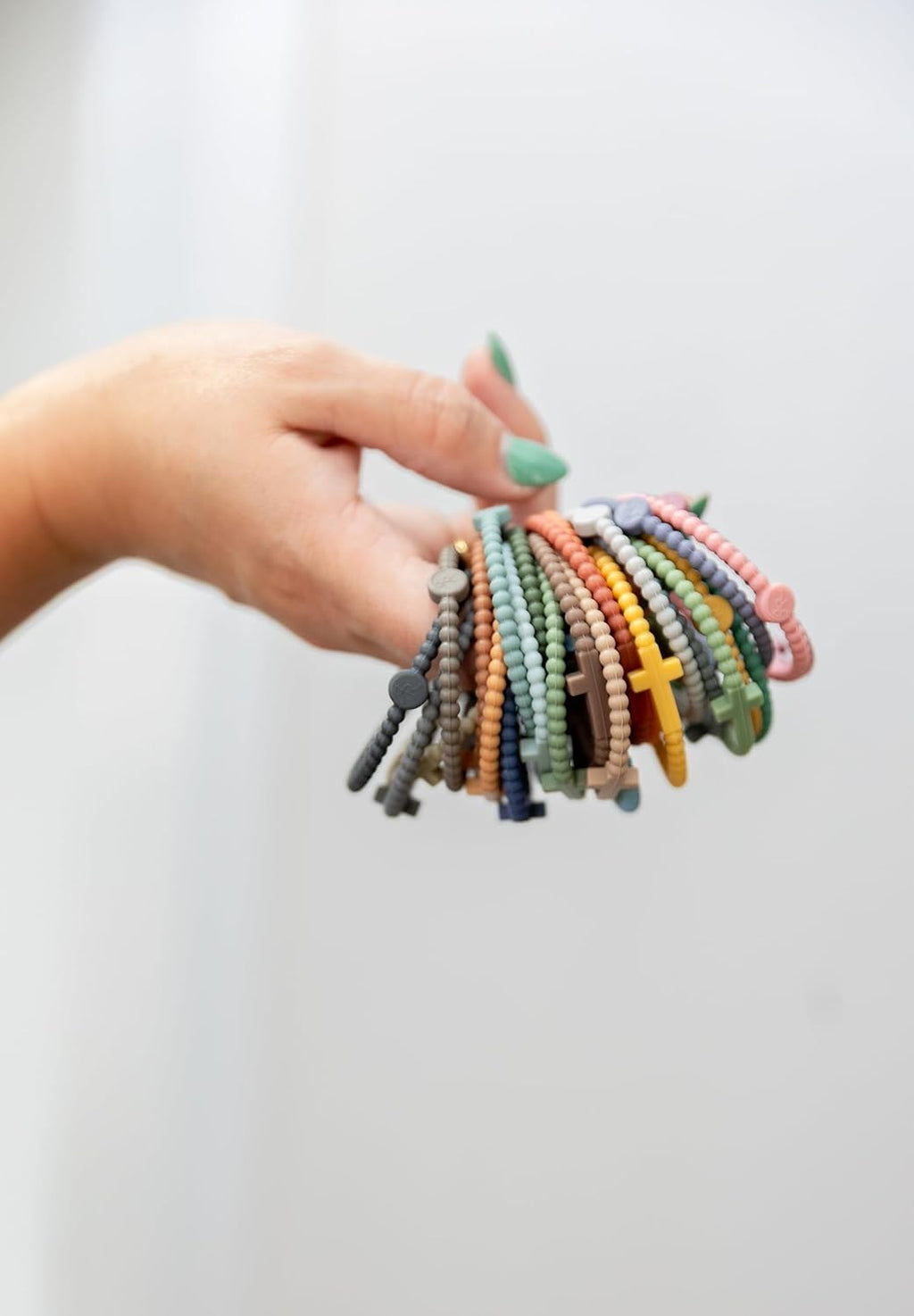 Ryan & Rose Jesus Bracelets - Stylish Cross Silicone Bracelet for Faithful Wear