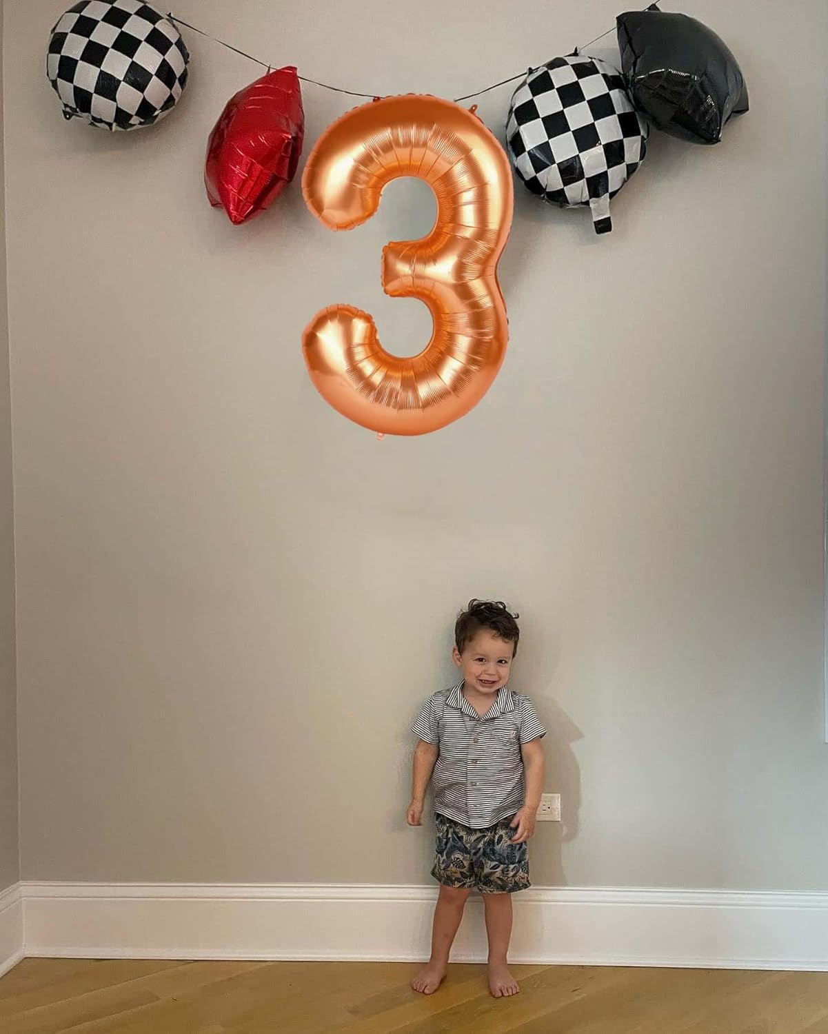 Orange Number 0 Balloon - 40 Inch Birthday Decoration for Milestone Celebrations