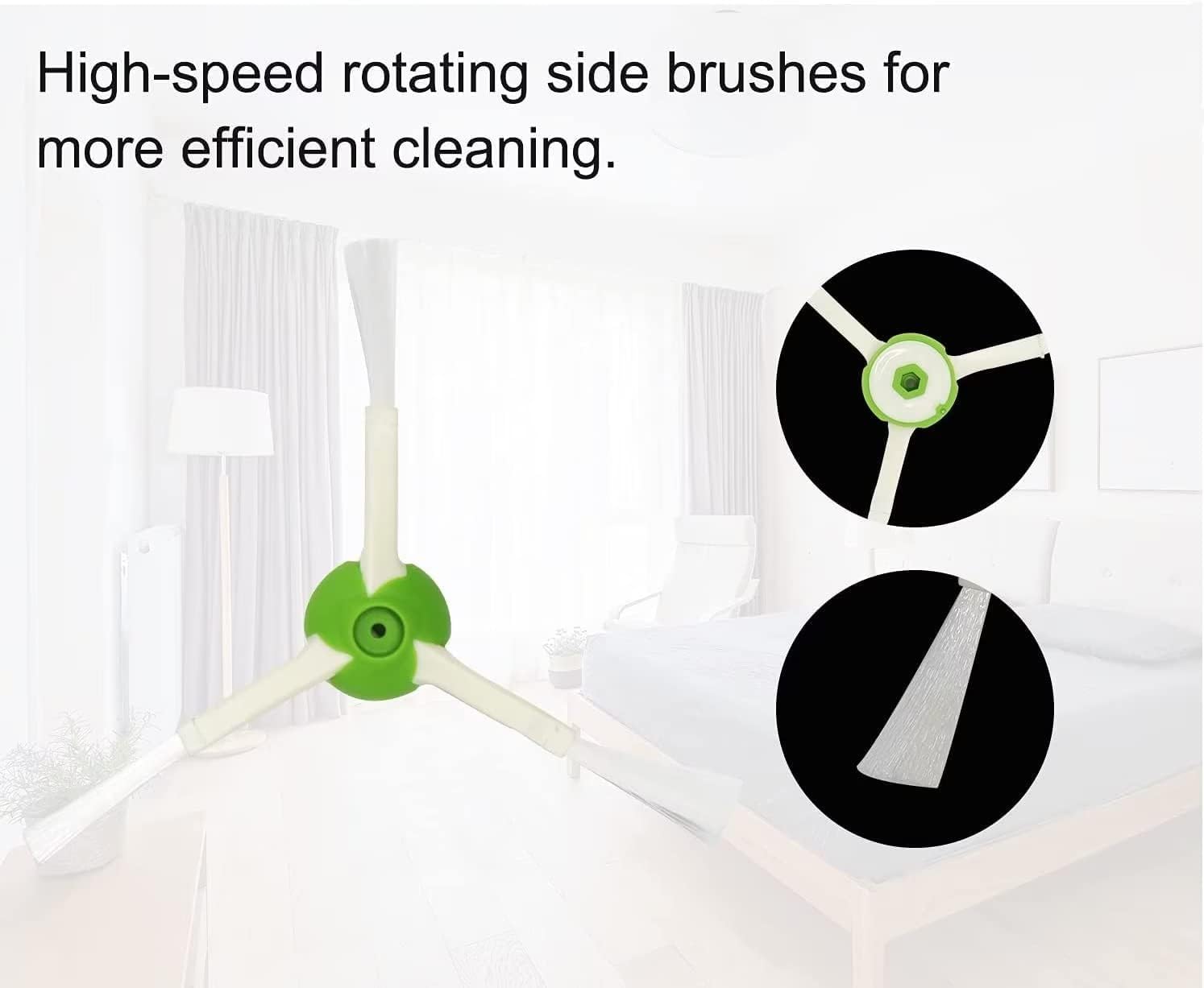 MZY LLC Replacement Parts for iRobot Roomba i7 i7+ i2 i3 i3+ i4 i4+ i6 i6+ i8 i8+ E5 E6 E7, I, E & J Series Vacuum Cleaner (M 15 PCS)