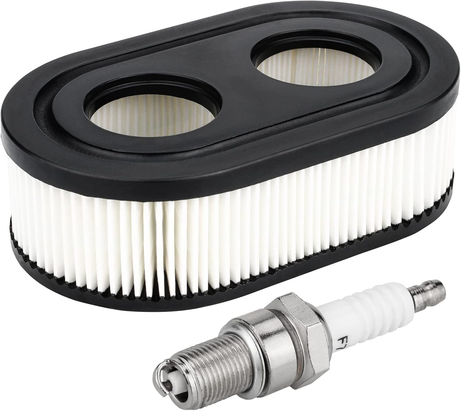 Troy-Bilt Air Filter Spark Plug - Compatible with TB110, TB115, TB200, TB230, TB330, TB370 Mowers