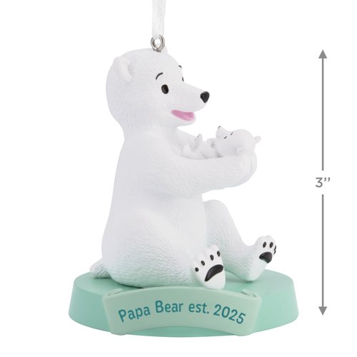 Hallmark Papa Bear New Dad 2025 Christmas Ornament, Gifts for Dads