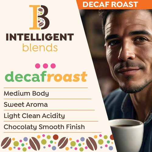 Intelligent Blends Decaf Dark Roast Coffee Pods - 100% Arabica | 100 Count Single Serve for Keurig