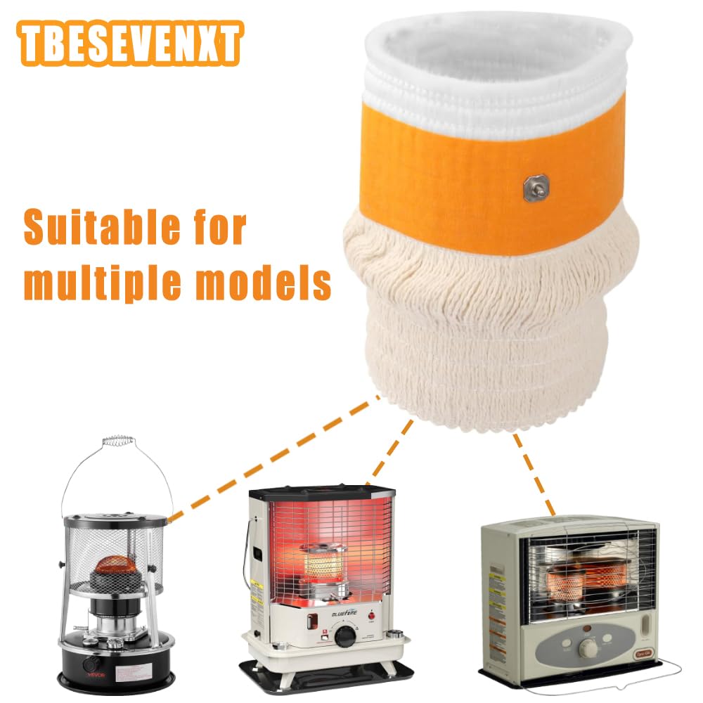 Kerosene Heater Wick 32225 for Replacement Kero World KW-24C, D-yna-GLO CV-2300 RMC-95C, Envirotemp CV-2300, DuraHeat DH-2300, White Heater Wick for Heater Stove Accessories