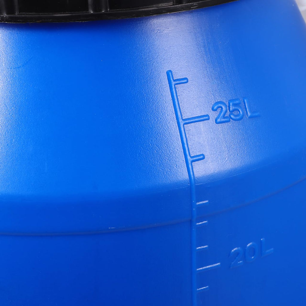 ULTECHNOVO Large Food Storage Bucket with Lid 17.71X11.81X11.81In Airtight Enzyme Barrel for Fermenting Ingredients Thick Safe Plastic Container with Handle for Pantry and Household Use